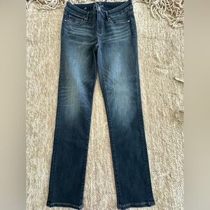 WHBM NWOT “The Slim” crop Blue Denim Jeans! Brand new/Never Worn 😊